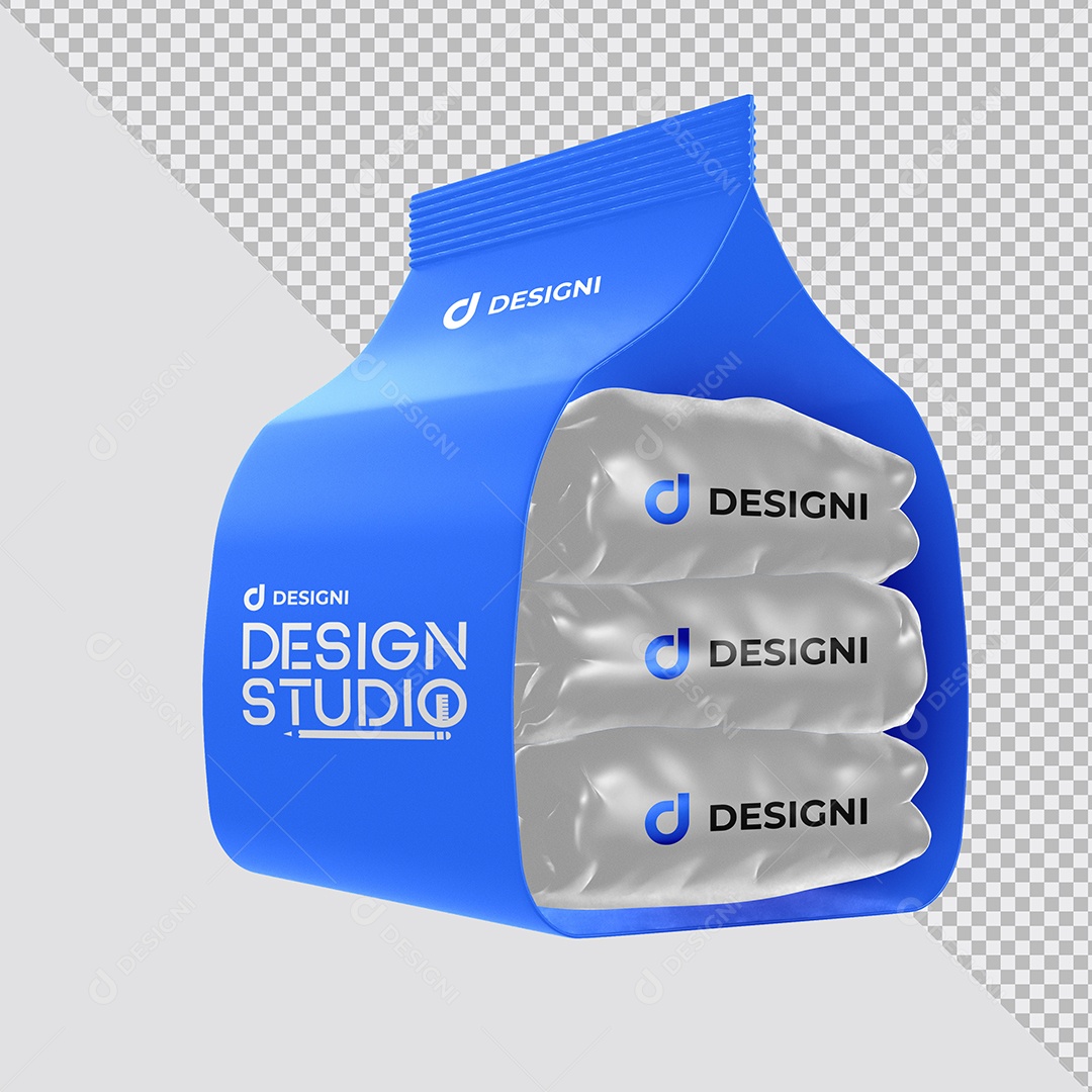 Mockup Kit 3 Fraldas PSD Editável