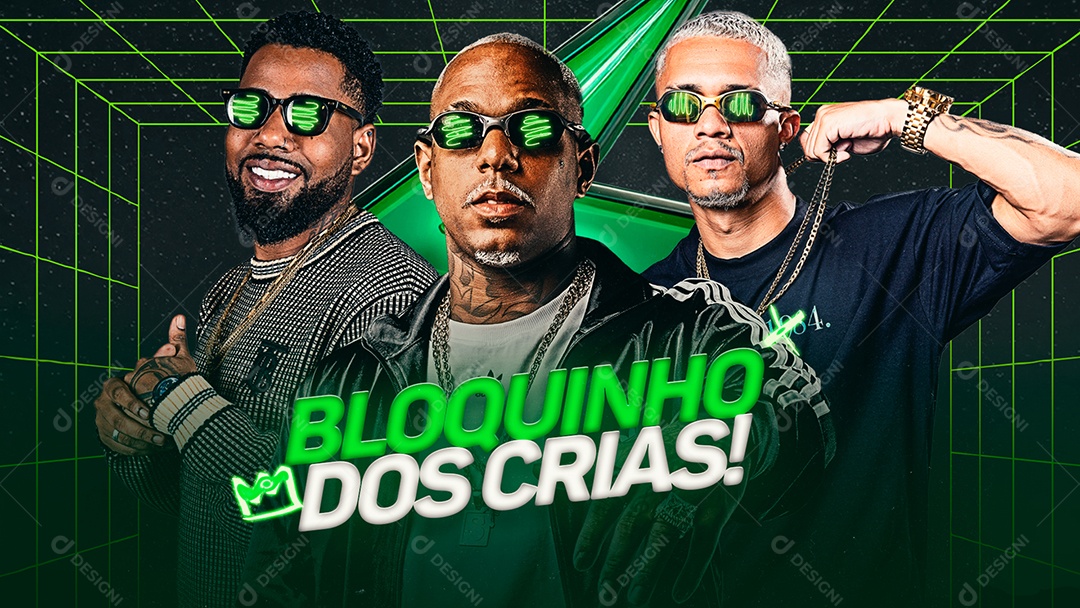 Capa Bloquinho Dos Crias Social Media PSD Editável