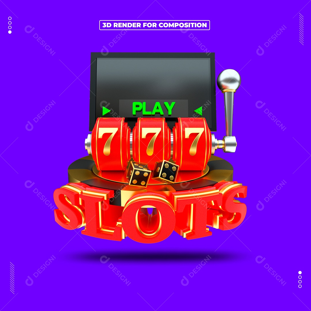 Roleta de Prêmios Elemento 3D para Composição PSD