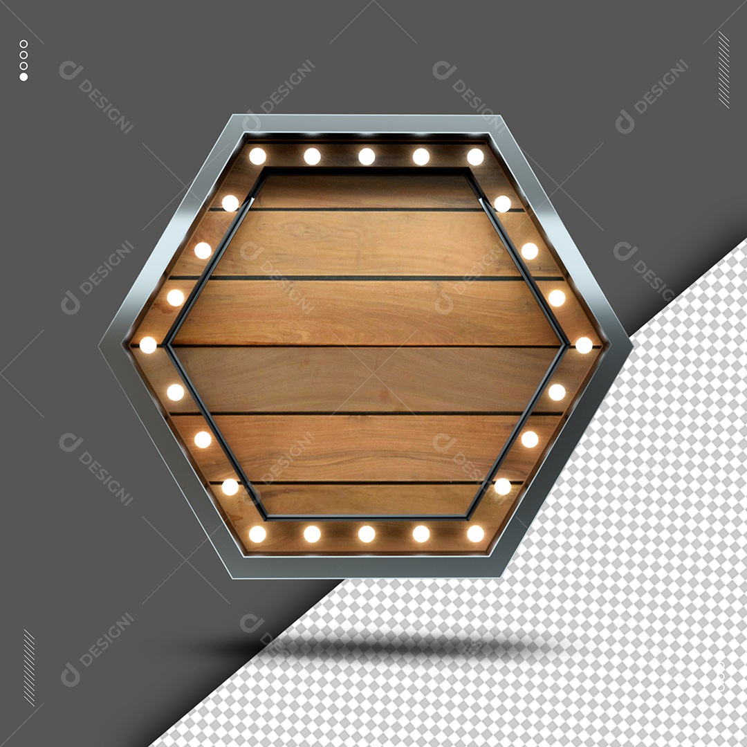 Placa de Madeira  Para Composição PSD