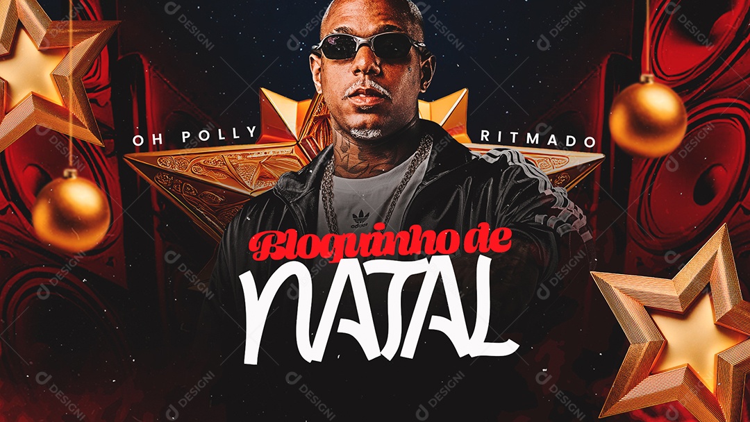 Capa Bloquinho De Natal Social Media PSD Editável
