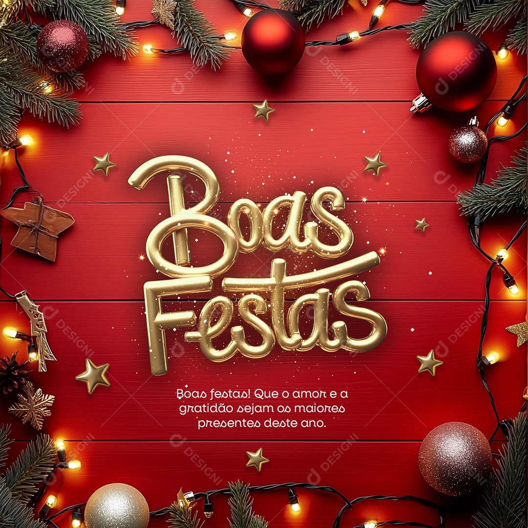 Merry Christmas Happy Holidays 25 December Social media PSD Editable