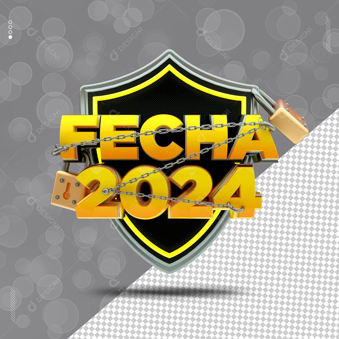 3D Black Seal Month for PSD Composition