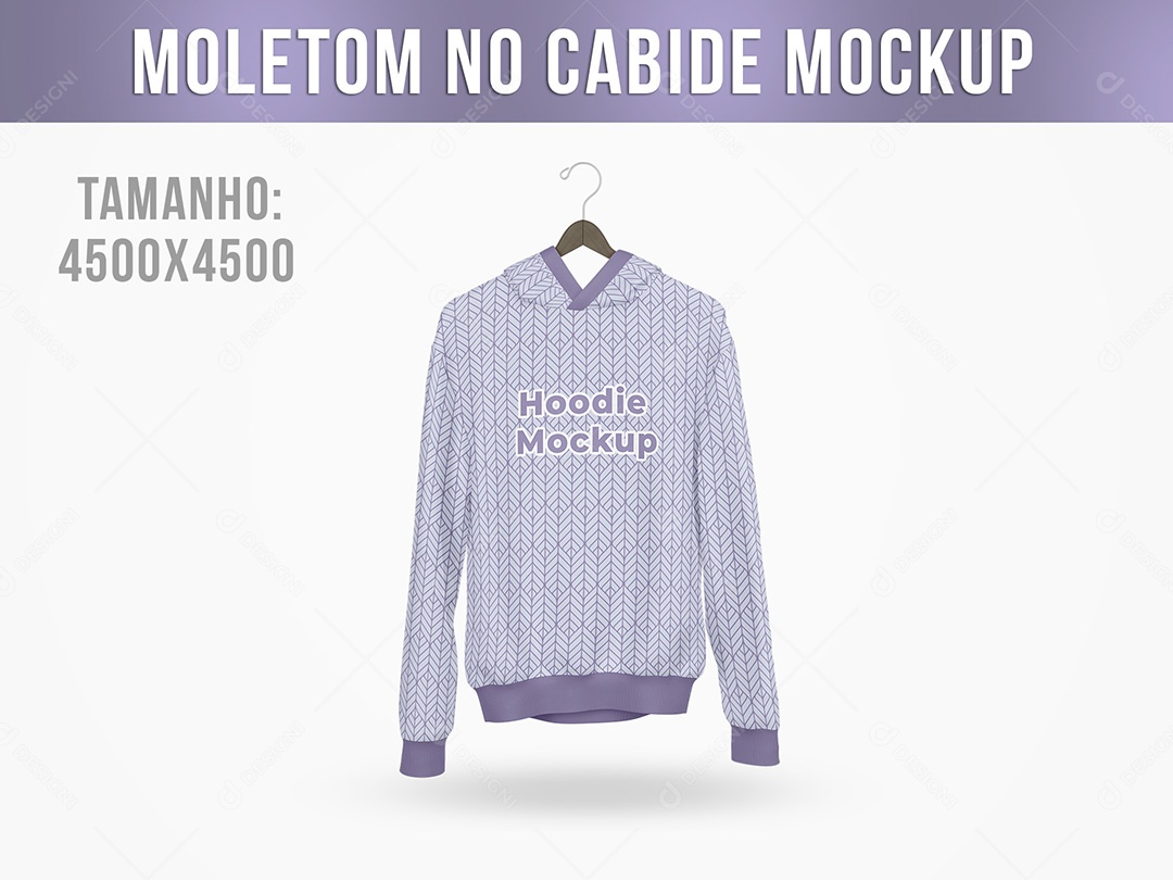 Moletom no Cabide Mockup PSD Editável