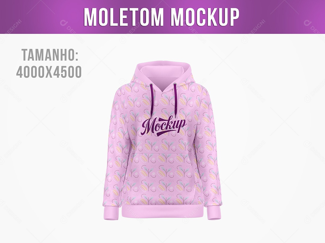 Moletom de Costas Mockup PSD Editável