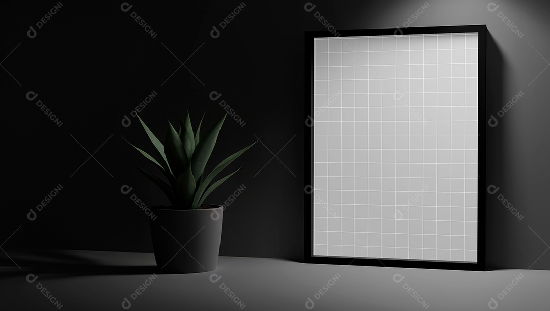 Quadro Mockup PSD Editável