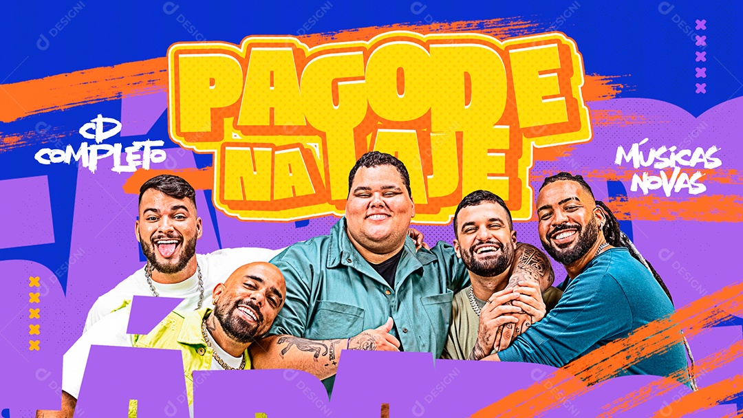 Capa Pagode Na Laje Social Media PSD Editável