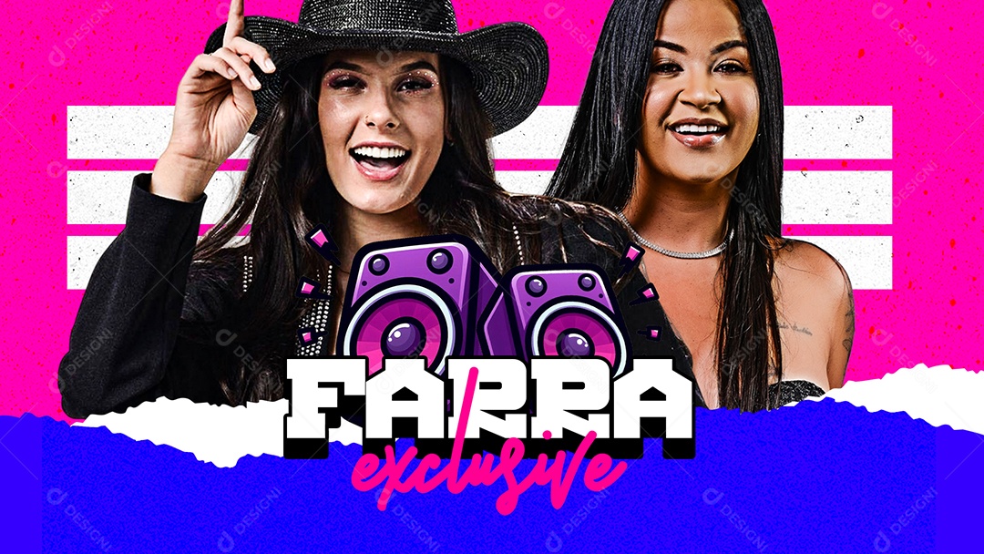 Banner Farra Exclusive Social Media PSD Editável