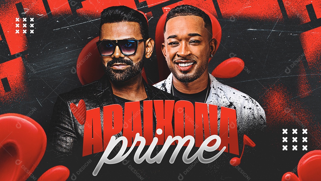 Banner Apaixona Prime Social Media PSD Editável