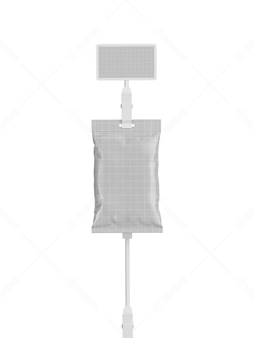 Bolsa de Sangue Mockup PSD Editável