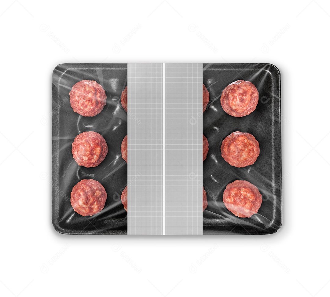 Bandeja de  Almôndega Mockup PSD Editável
