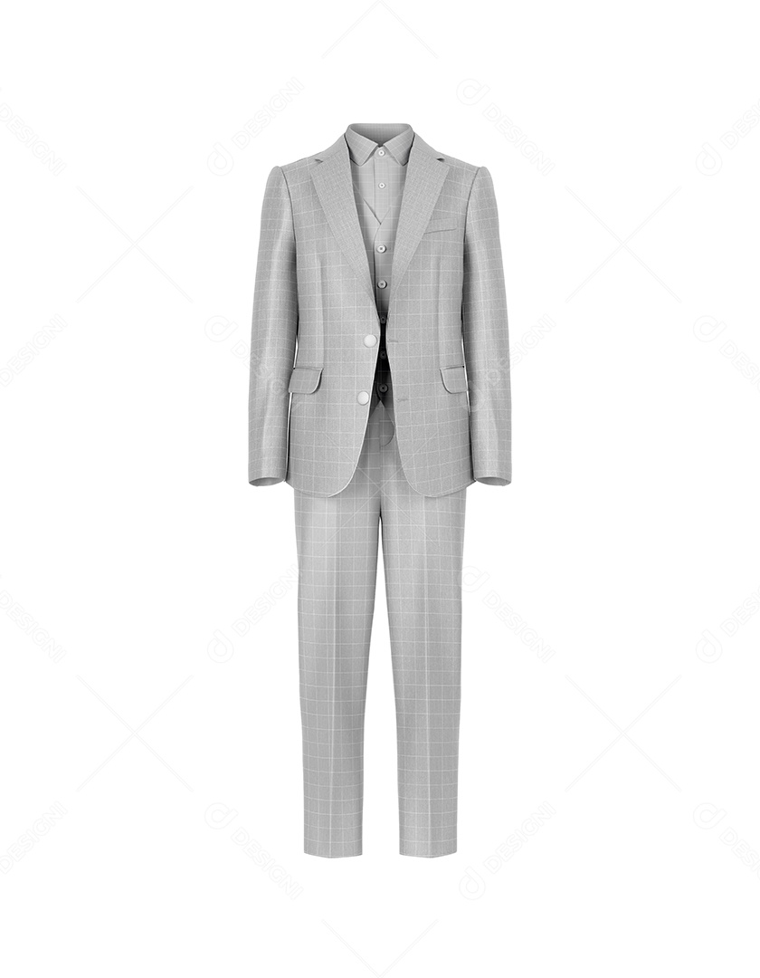Terno Masculino Mockup PSD Editável