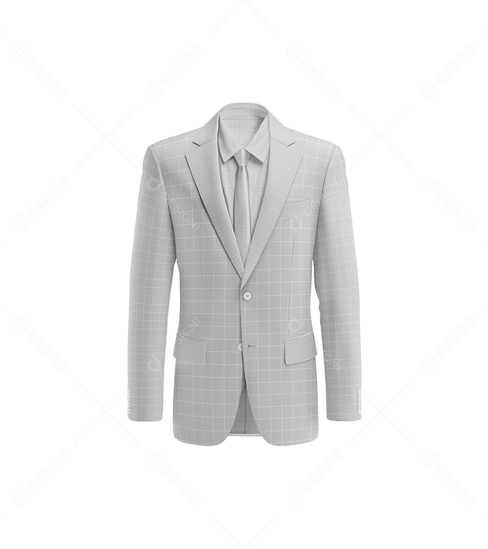 Camisa de Paletó Mockup PSD Editável