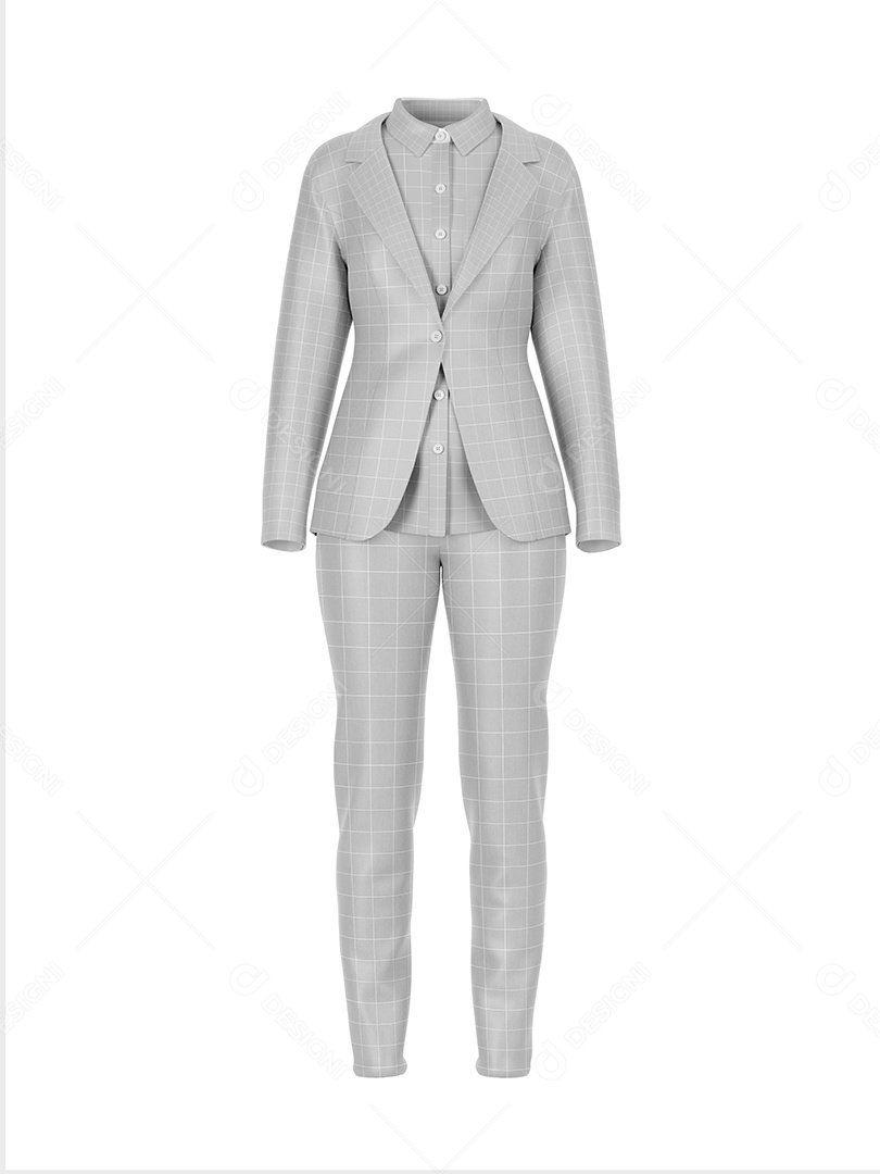 Blazer Feminino Mockup PSD Editável