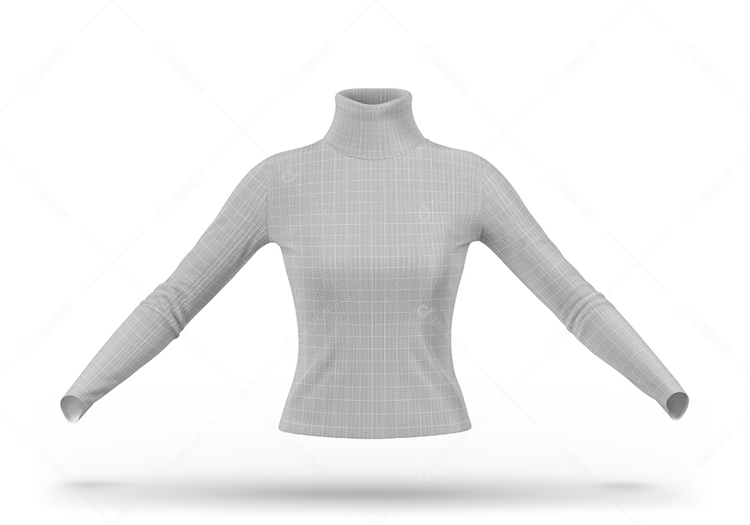 Pulôver Feminino Mockup PSD Editável