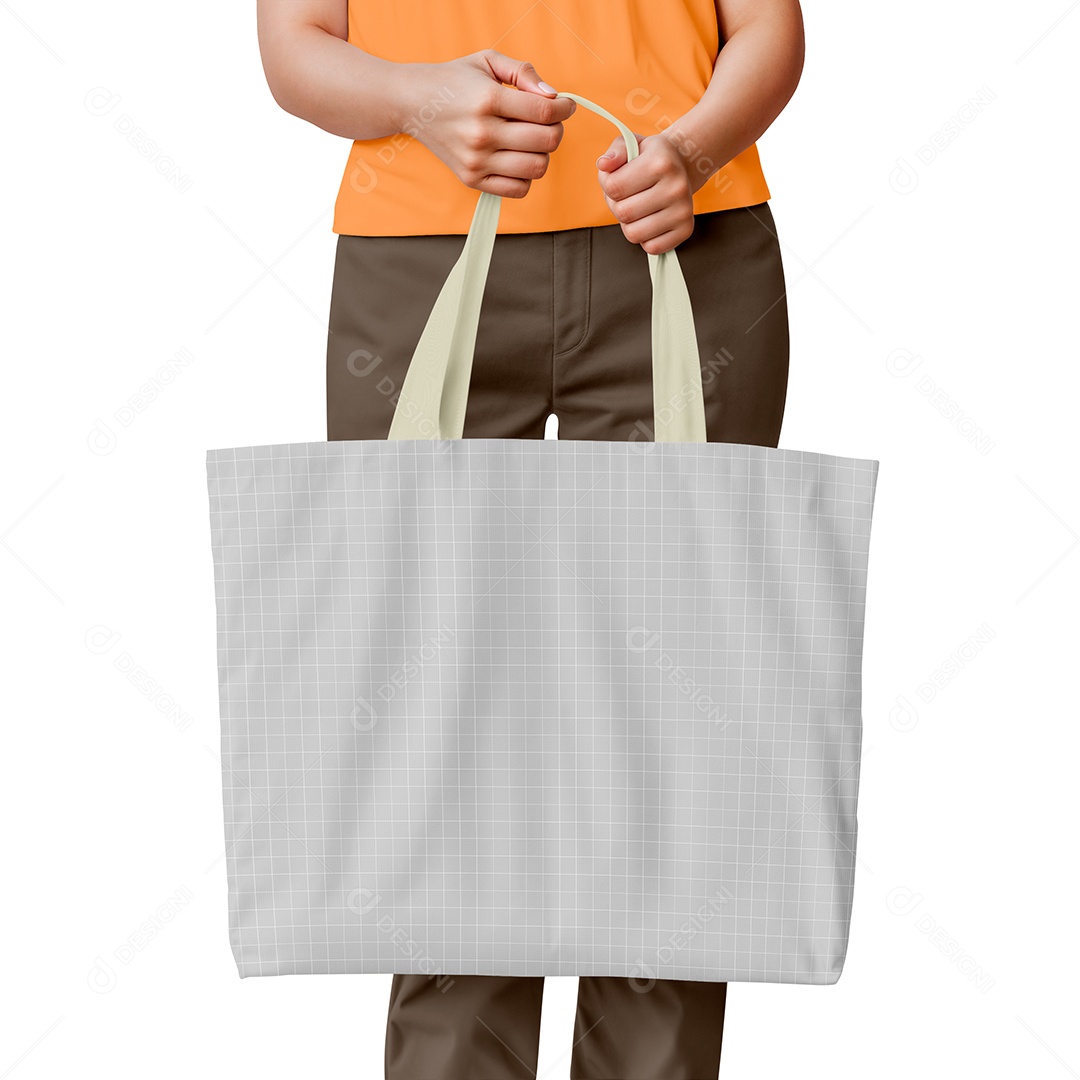 Sacola de Compra Mockup PSD Editável