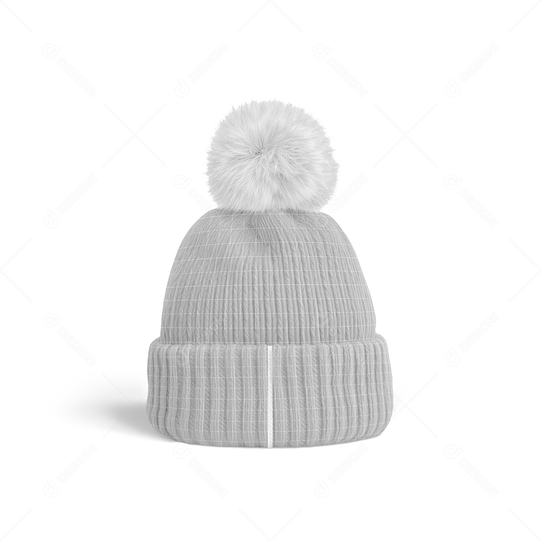 Gorro de Tricô Mockup PSD Editável