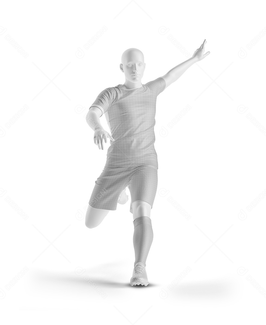 Mockup De Uniforme De Futebol PSD Editável