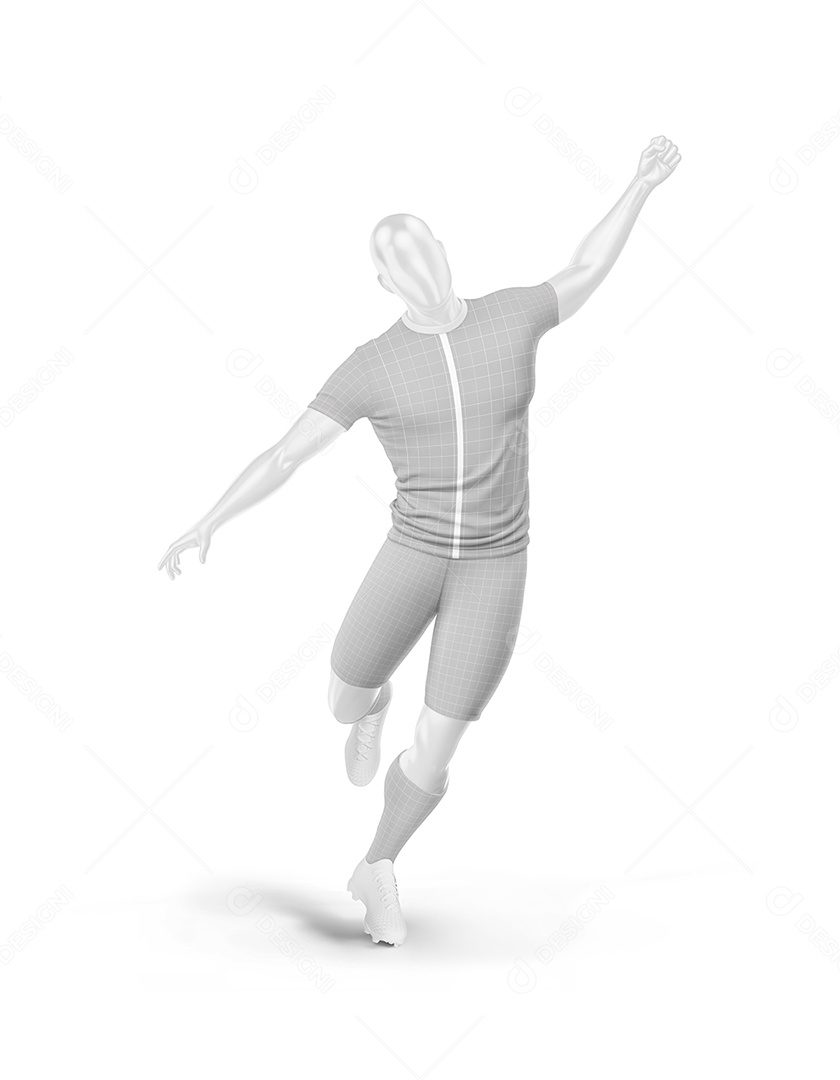 Mockup De Uniforme De Futebol PSD Editável