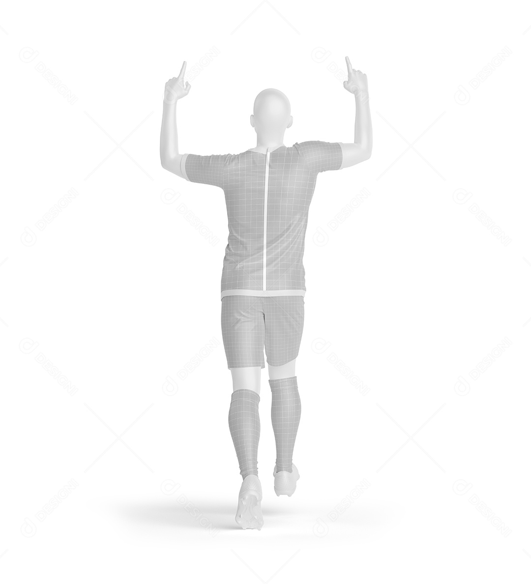 Mockup De Uniforme De Futebol PSD Editável