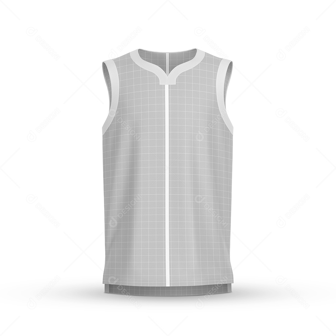 Camisa de Basquete Mockup PSD Editável