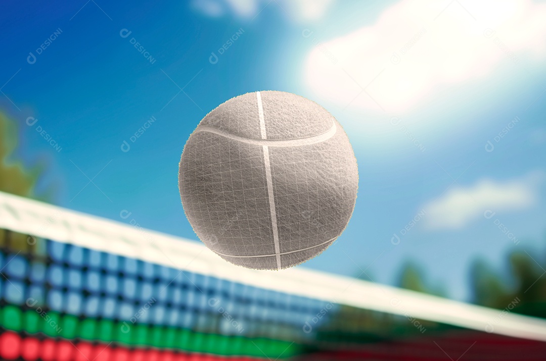 Bola de Tênis Mockup PSD Editável