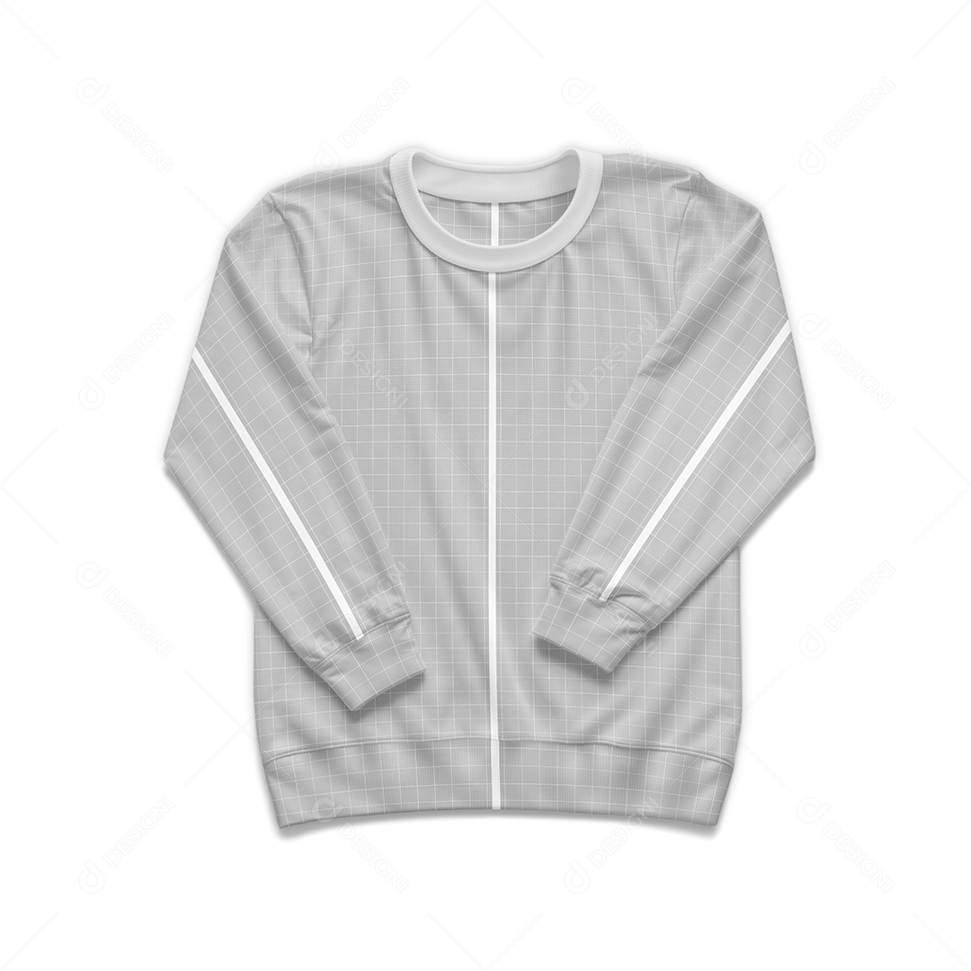 Camisa Manga Longa Mockup PSD Editável