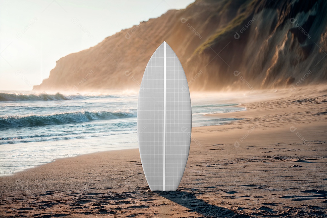 Prancha De Surf Mockup PSD Editável