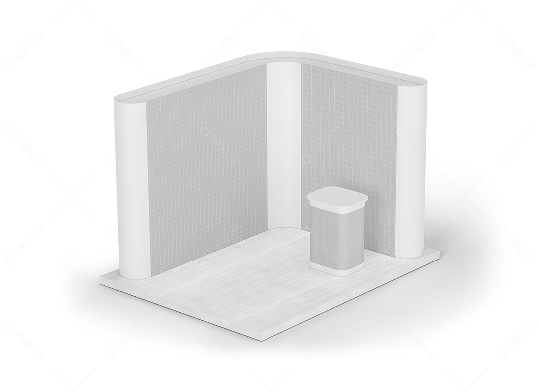 Maquete de Estante Mockup PSD Editável