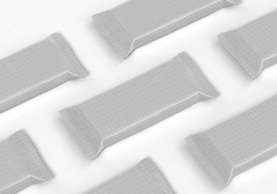 Embalagem de Doce Mockup PSD Editável