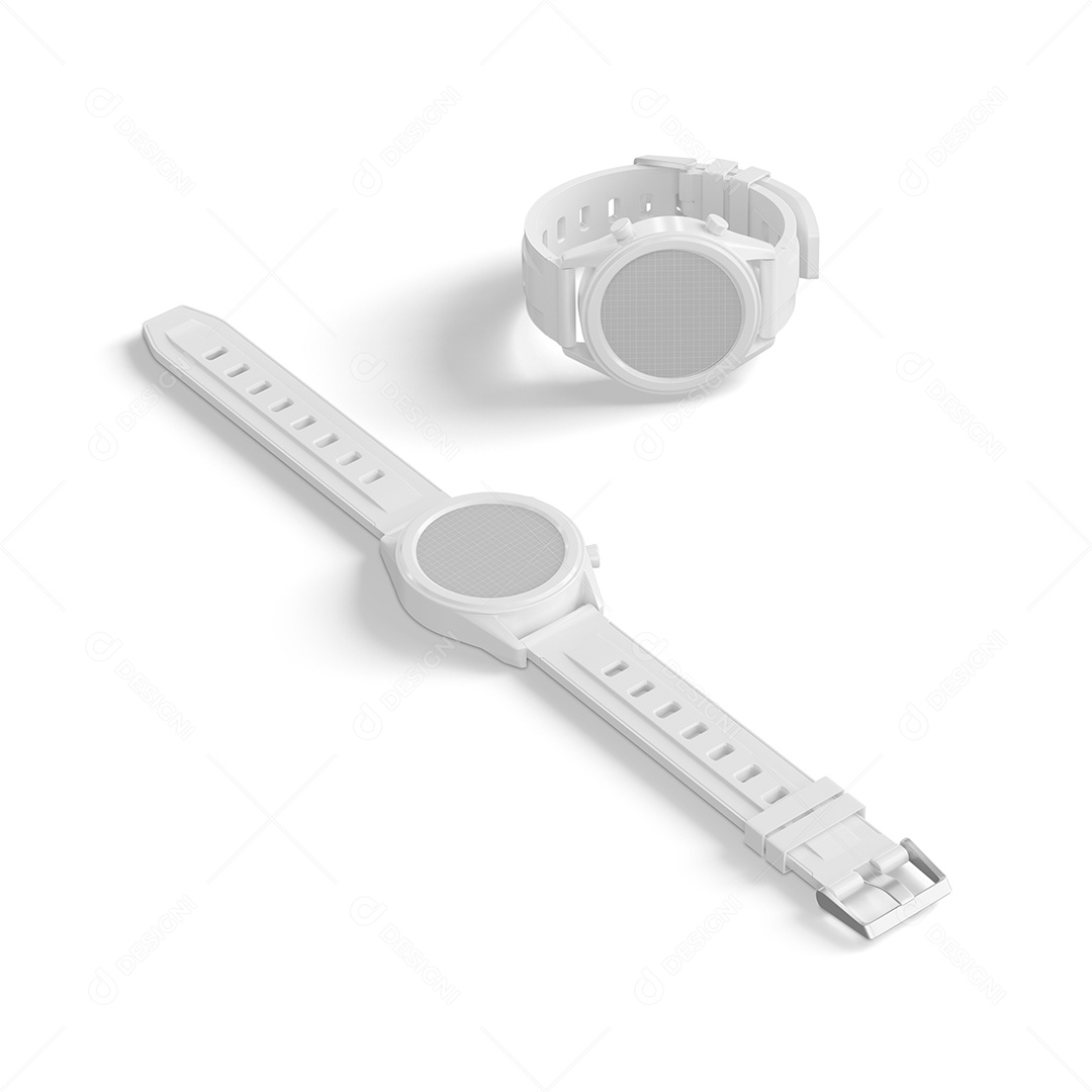 Dois Relógios Mockup PSD Editável