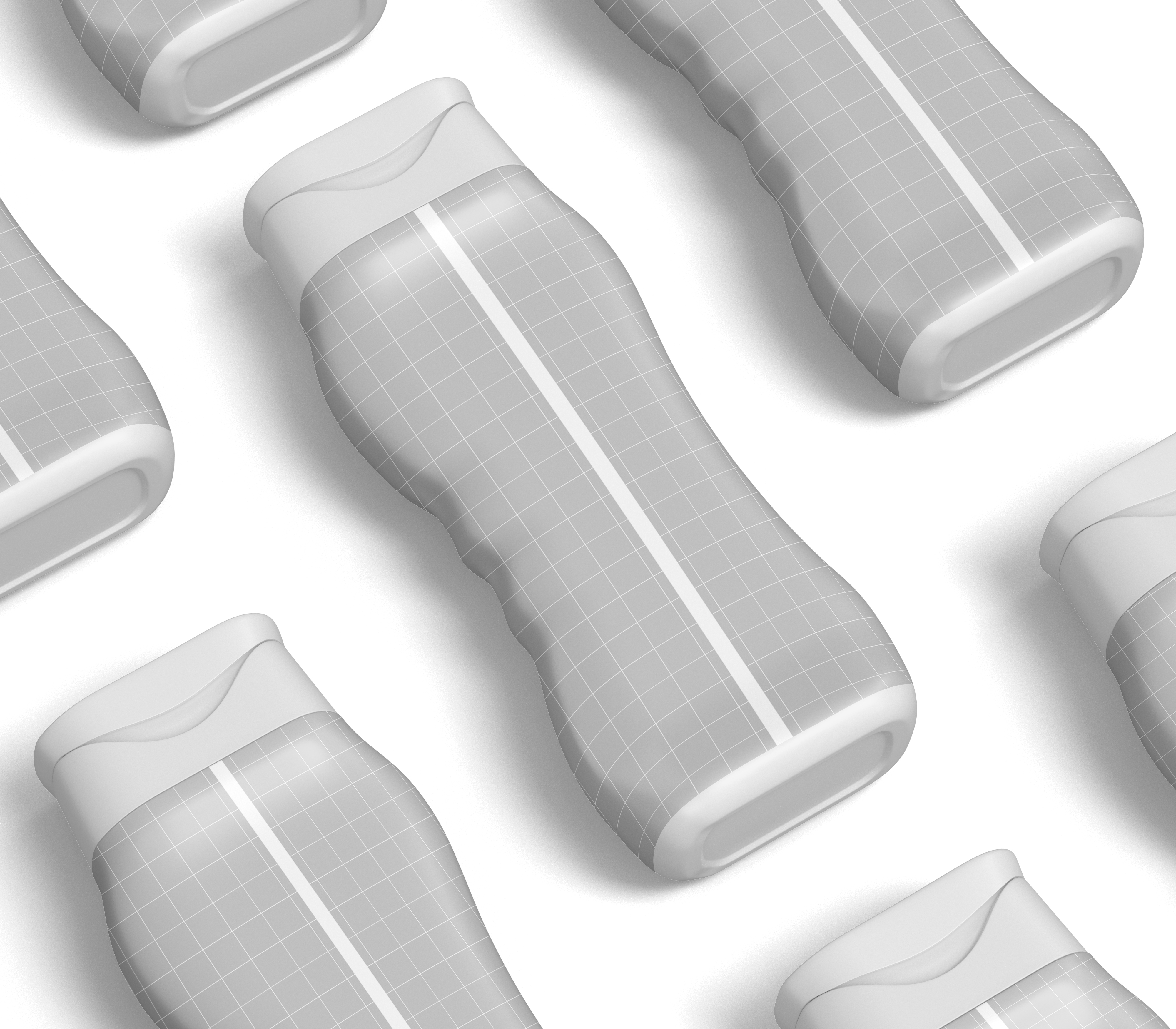 Frascos de Shampoo Mockup PSD Editável