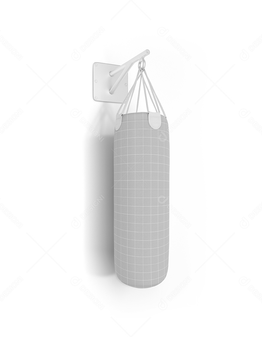 Maquete de Saco de Pancadas Mockup PSD Editável