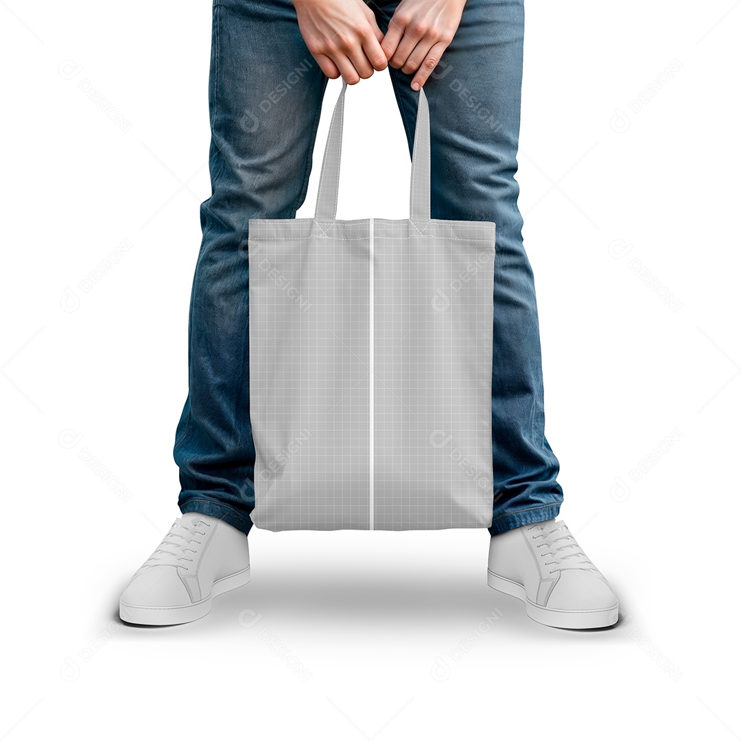 Mockup de Sacola de Papel PSD Editável