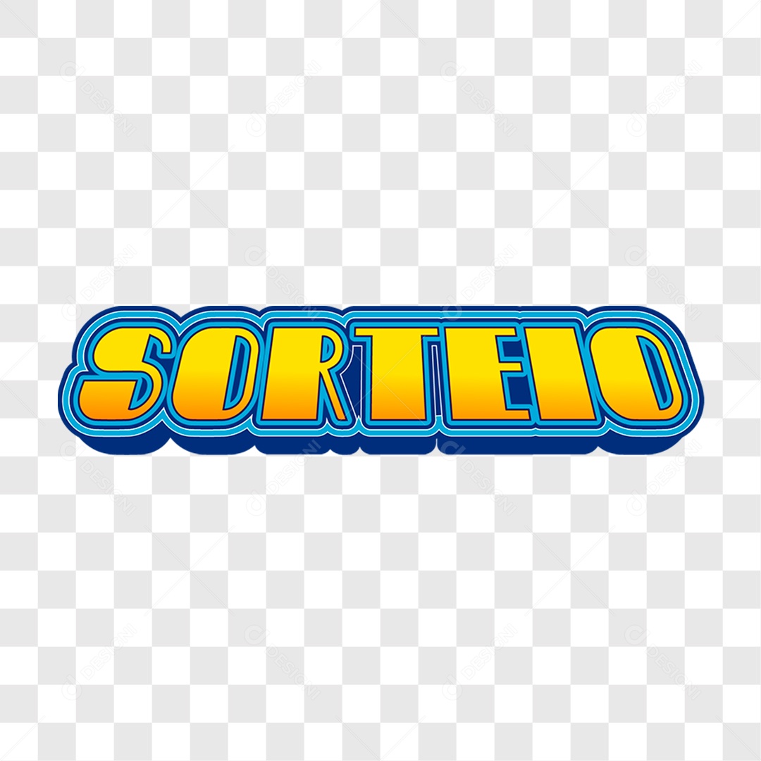 Lettering Sorteio EPS + PNG