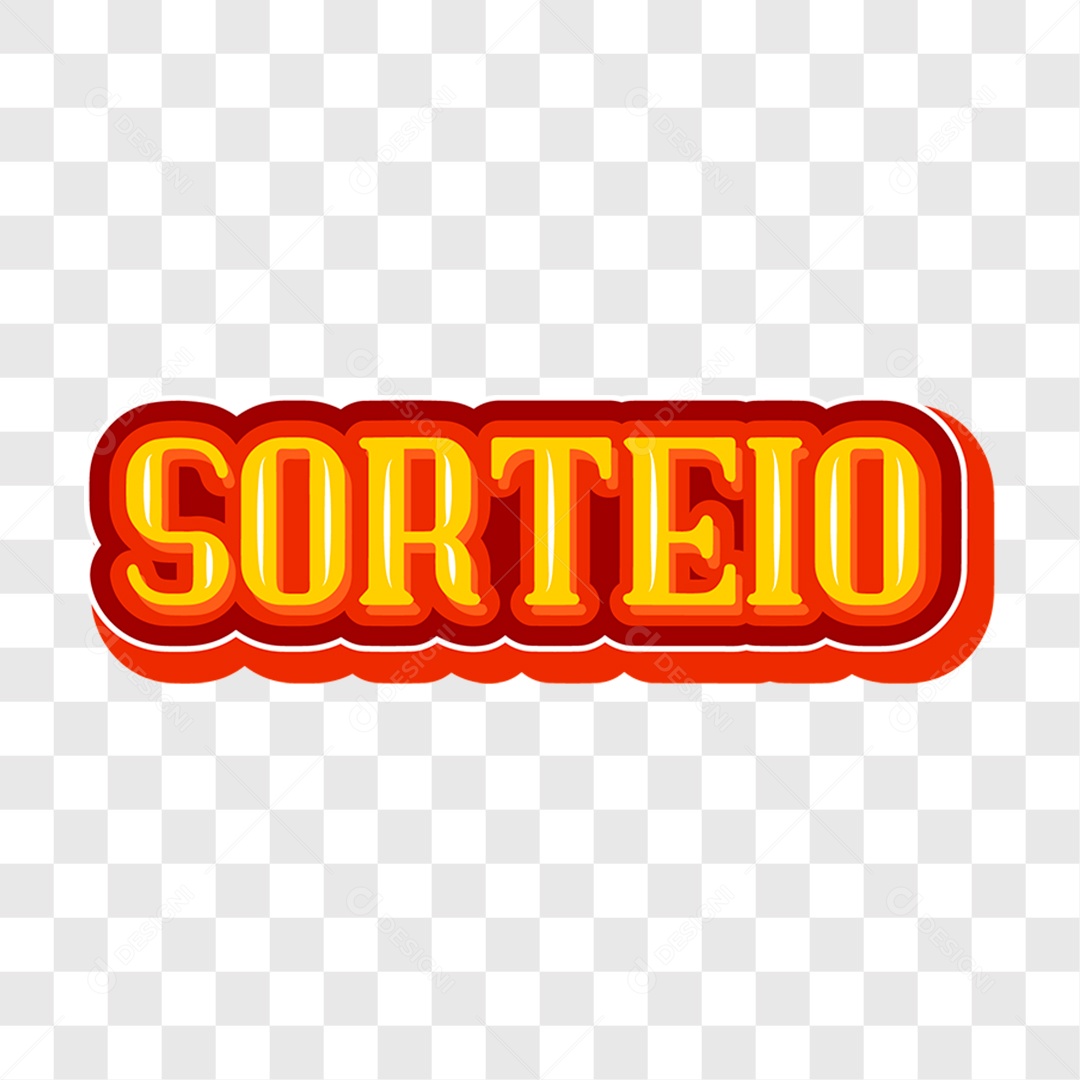 Lettering Sorteio EPS + PNG