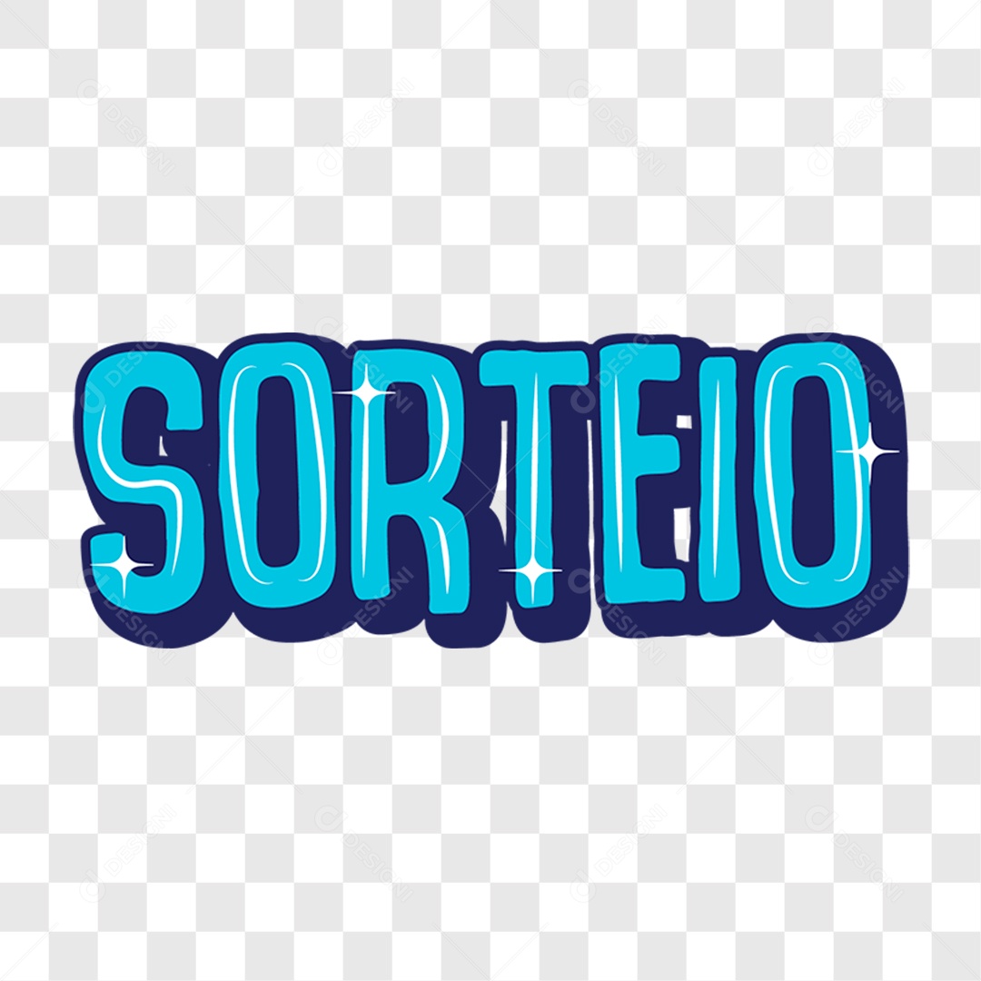 Lettering Sorteio EPS + PNG
