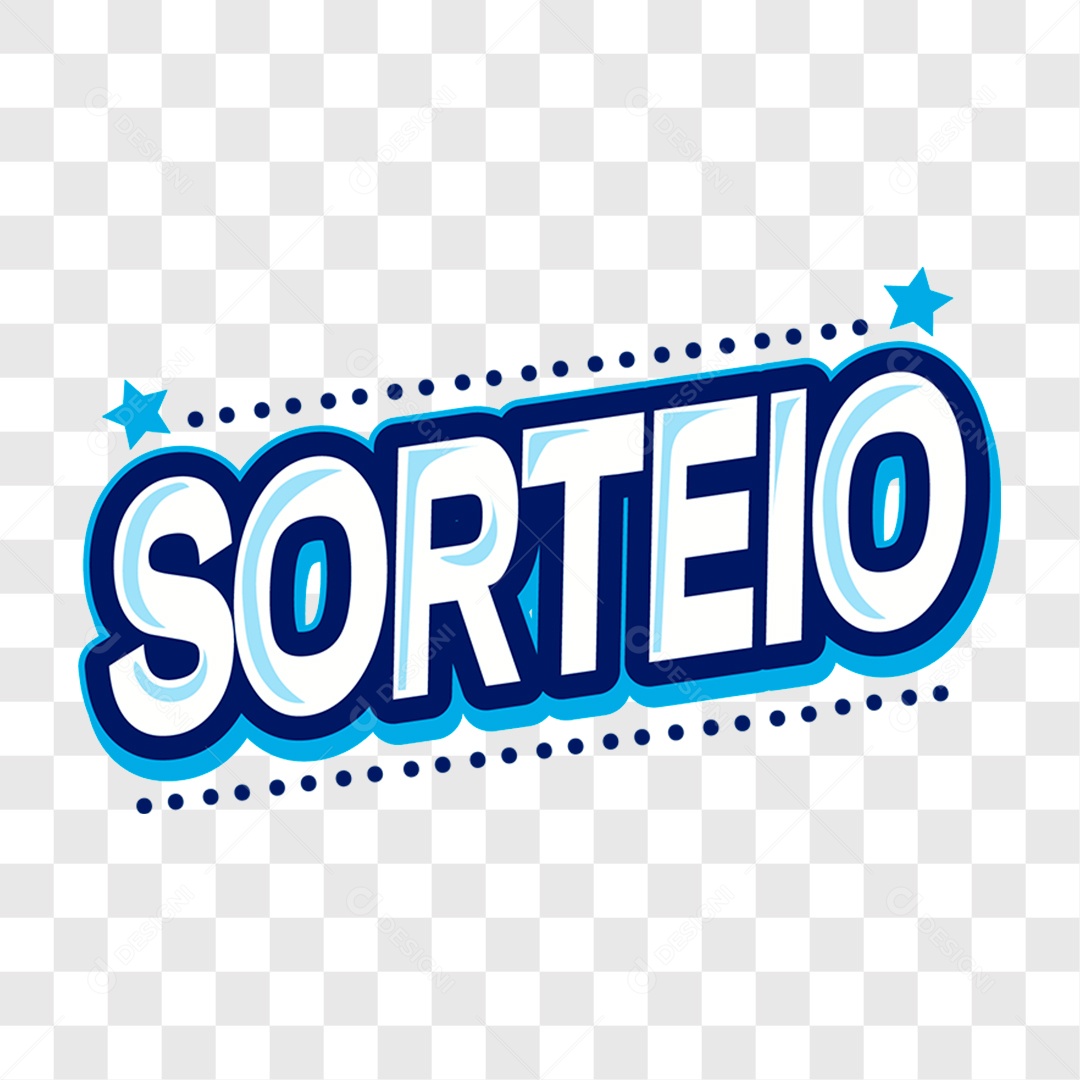 Lettering Sorteio EPS + PNG