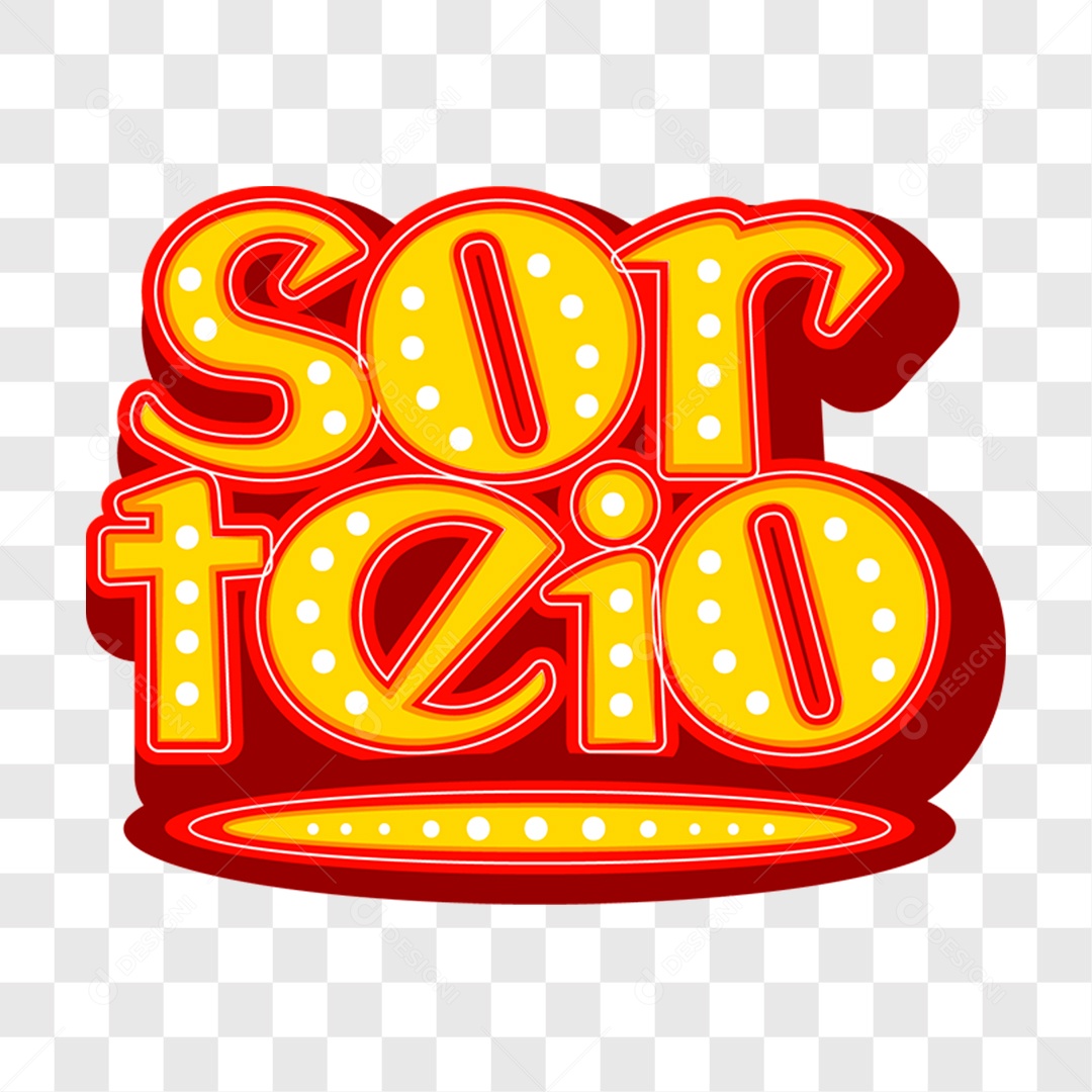 Lettering Sorteio EPS + PNG