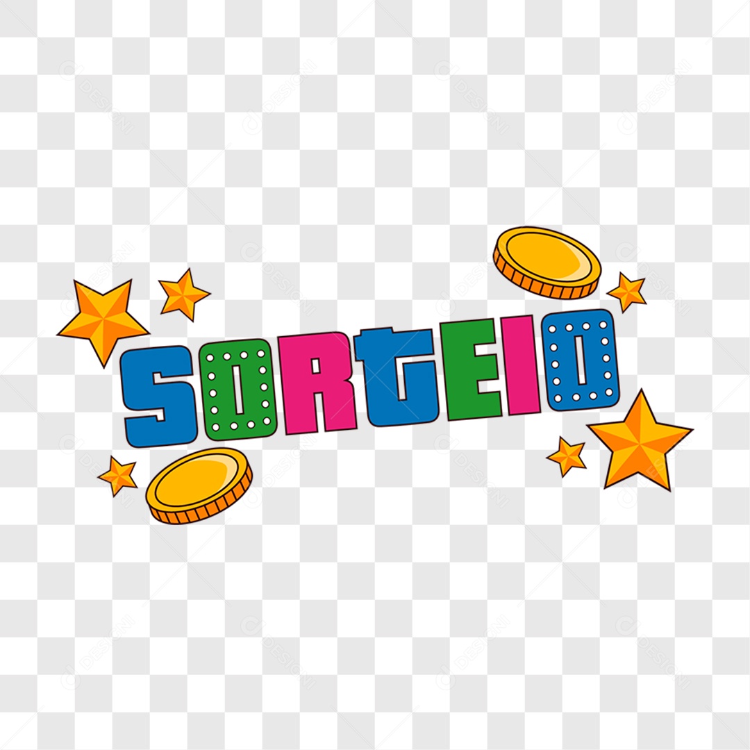 Lettering Sorteio EPS + PNG