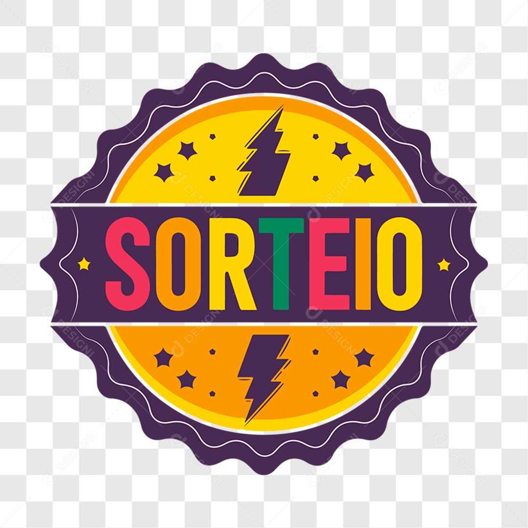 Lettering Sorteio EPS + PNG