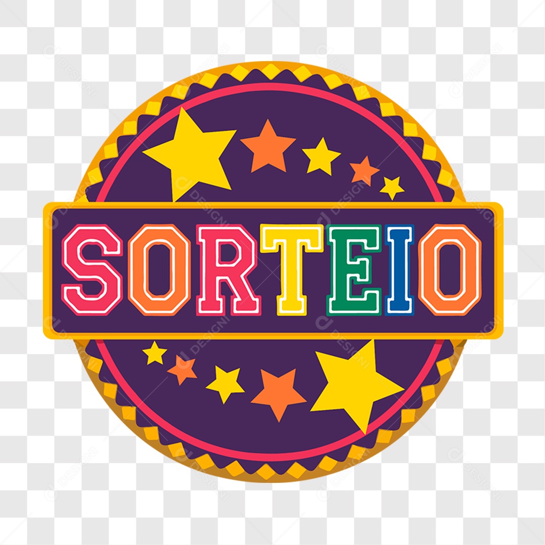 Lettering Sorteio EPS + PNG