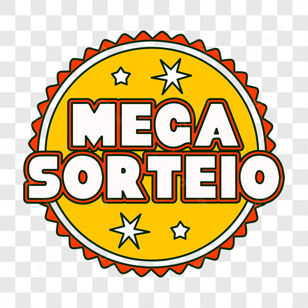 Lettering Mega Sorteio EPS + PNG