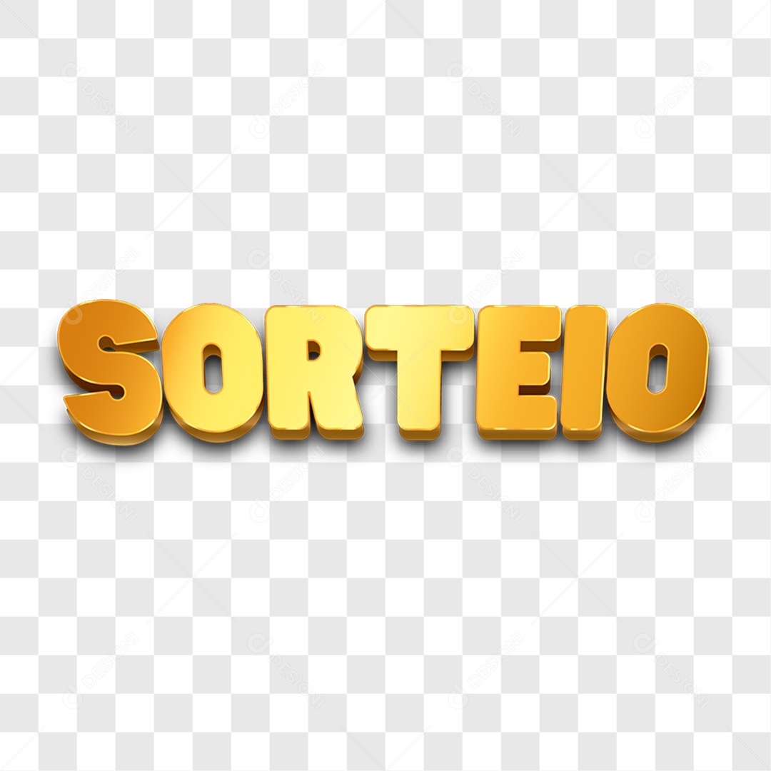 Lettering Sorteio EPS + PNG
