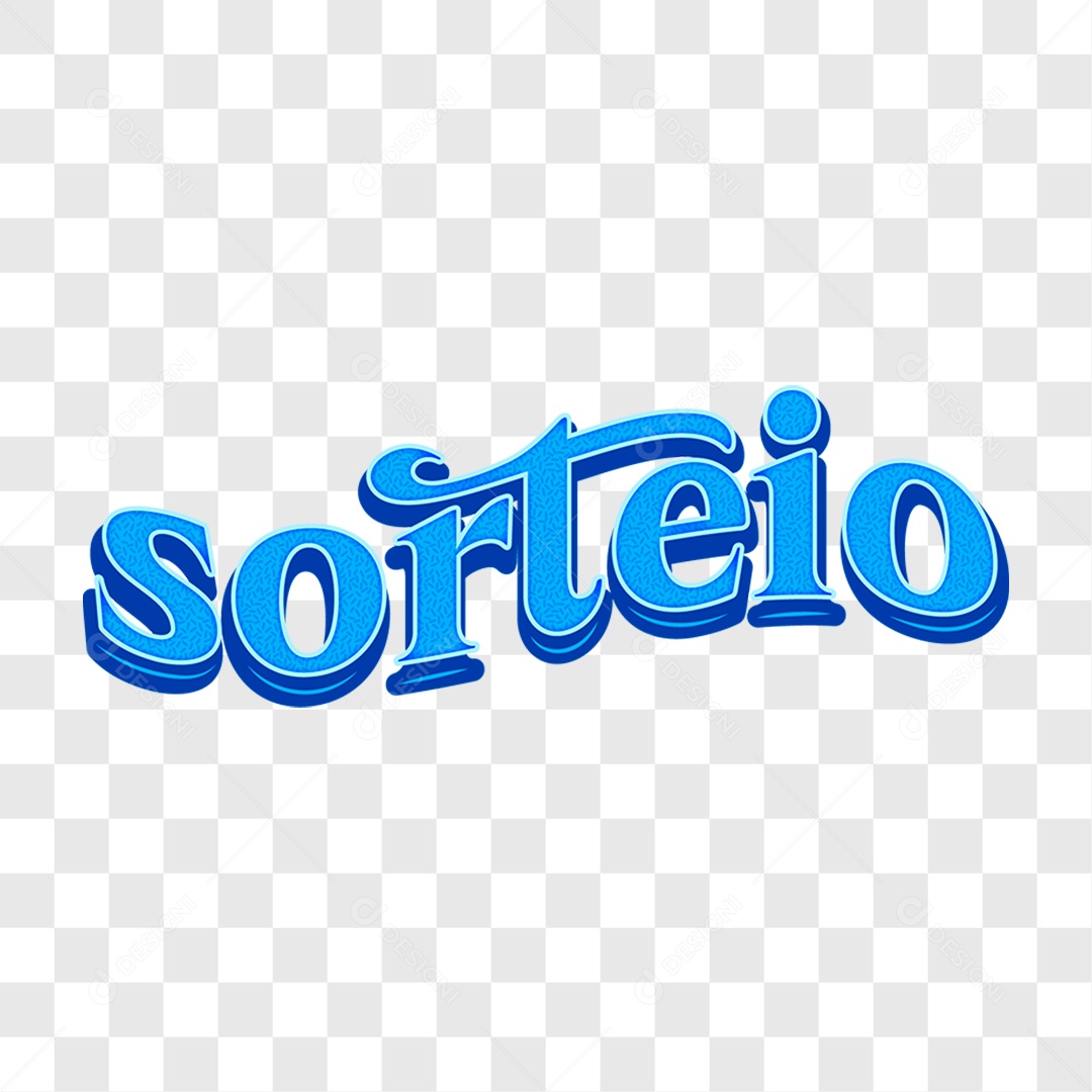 Lettering Sorteio EPS + PNG