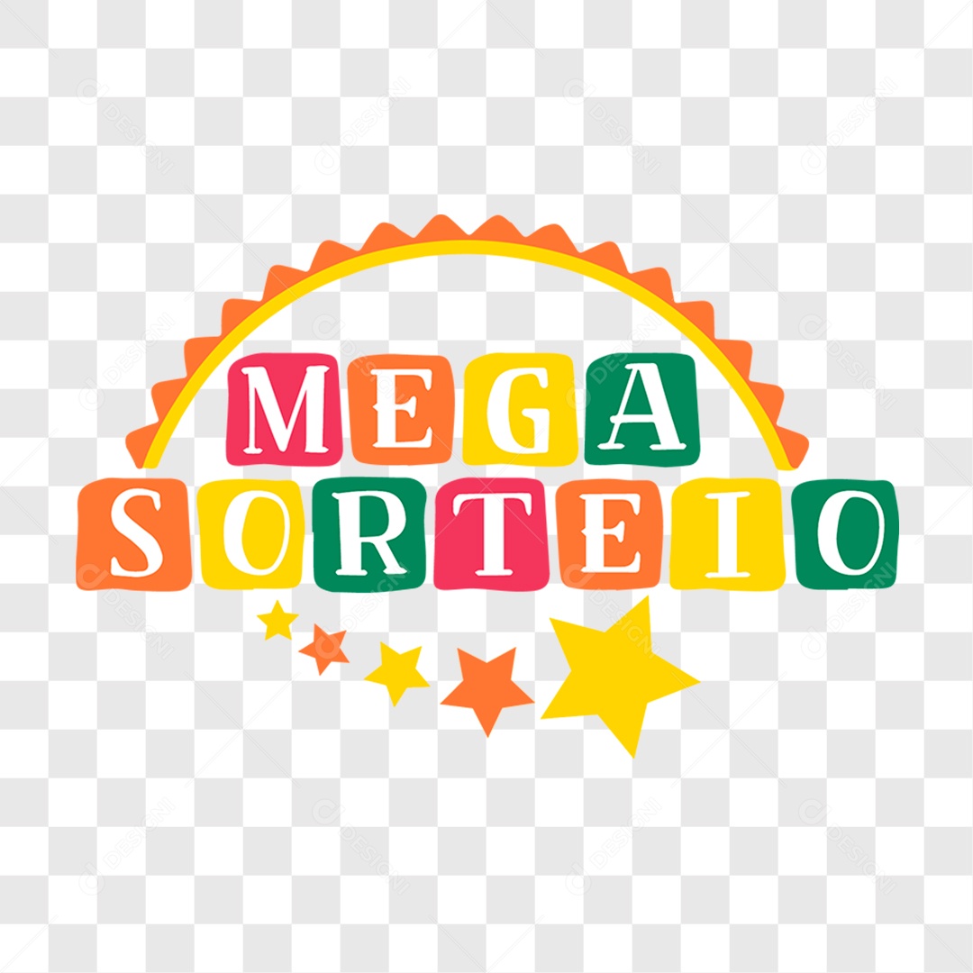 Lettering Mega Sorteio EPS + PNG