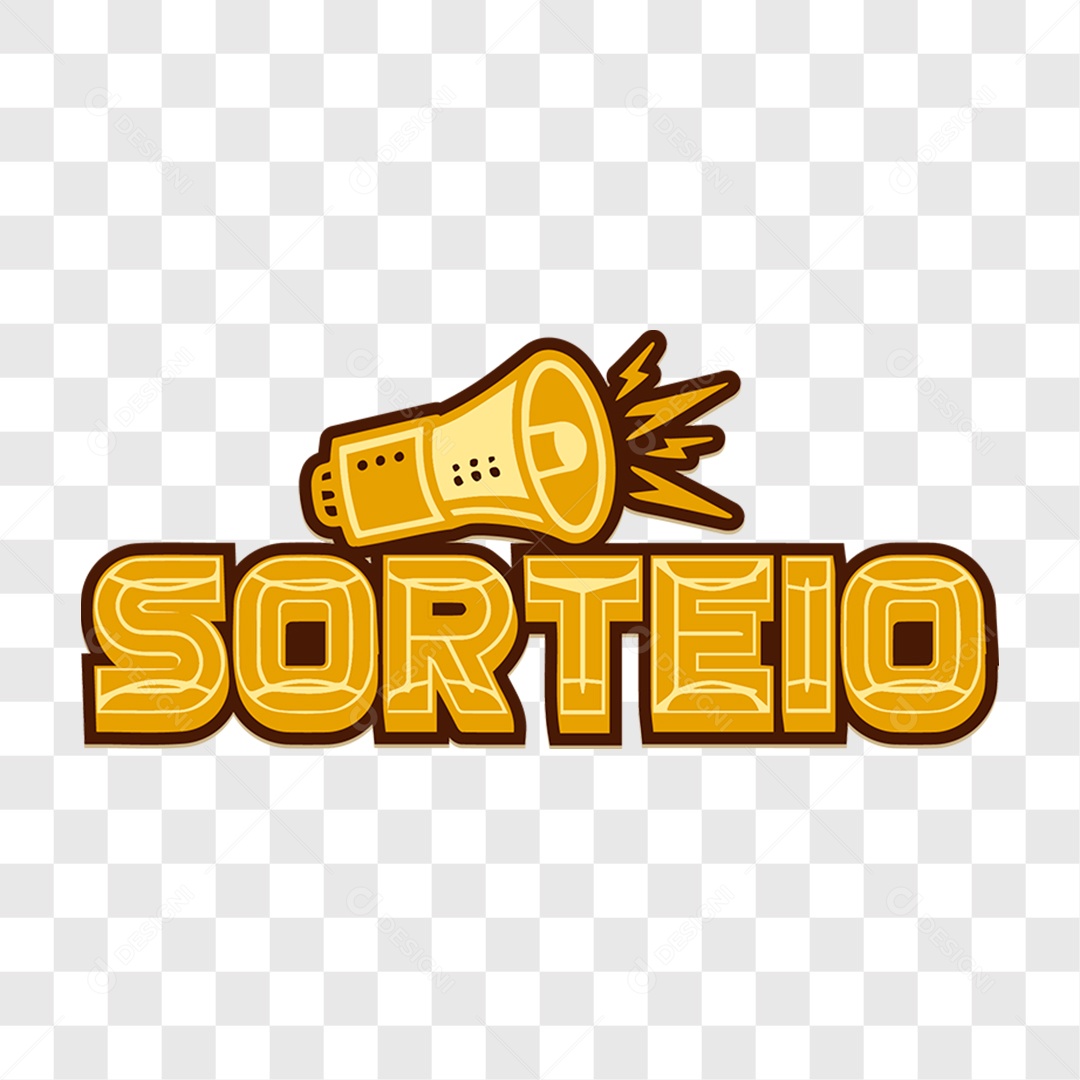 Lettering Sorteio EPS + PNG