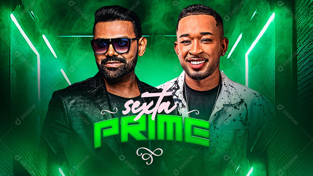 Capa Sexta Prime Social Media PSD Editável