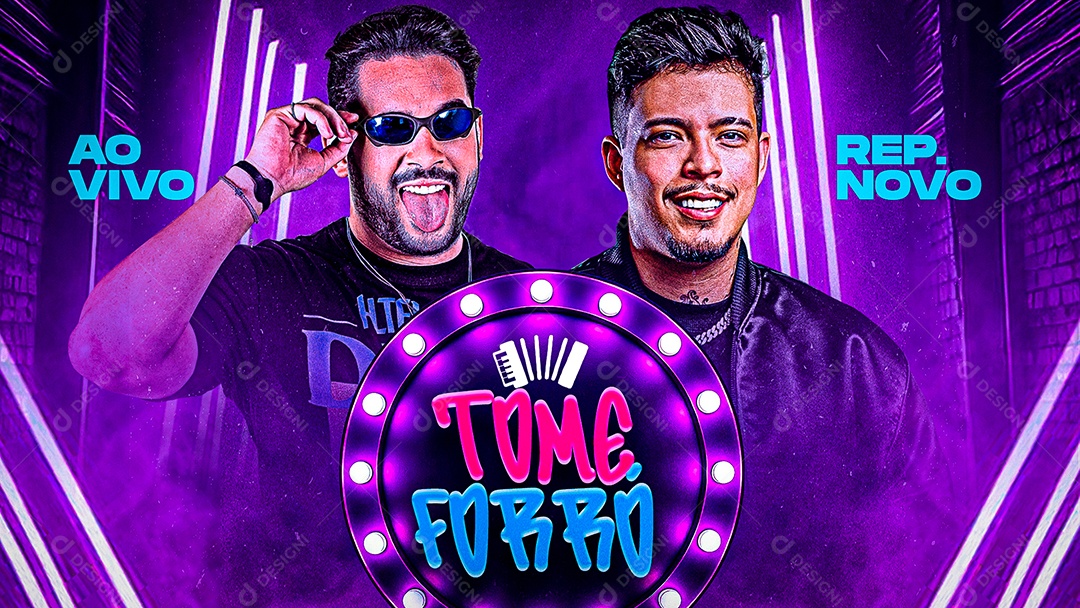 Capa Tome Forró Social Media PSD Editável