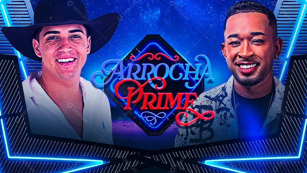 Capa Arrocha Prime Social Media PSD Editável